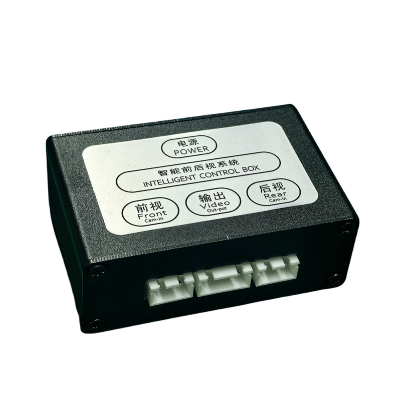 Video prekidač prednje i stražnje bočne vizije s AV kontrolerom, dualna kamera, univerzalni, 9-16V, ugao 0–360°, 480–1080P, AHD/CVBS/TVI