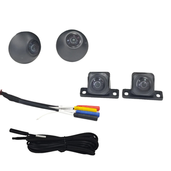 Kit dash cam auto cu patru canale, vedere panoramică la 360°, 1080P AHD viziune de noapte, universal pentru autoturisme