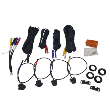 Kit dash cam auto cu patru canale, vedere panoramică la 360°, 1080P AHD viziune de noapte, universal pentru autoturisme