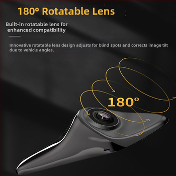 Kamera za stražnje ogledalo automobila u obliku peraja ajkule, 1080p HD, 170° široki kut, 5V napajanje