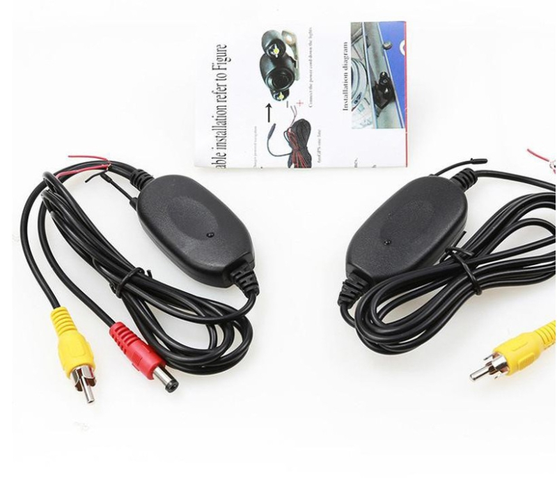 Bežična kamera za natrag za auto s 2.4G transceiverom, model wx01, 12V, 800x480, plastično kućište