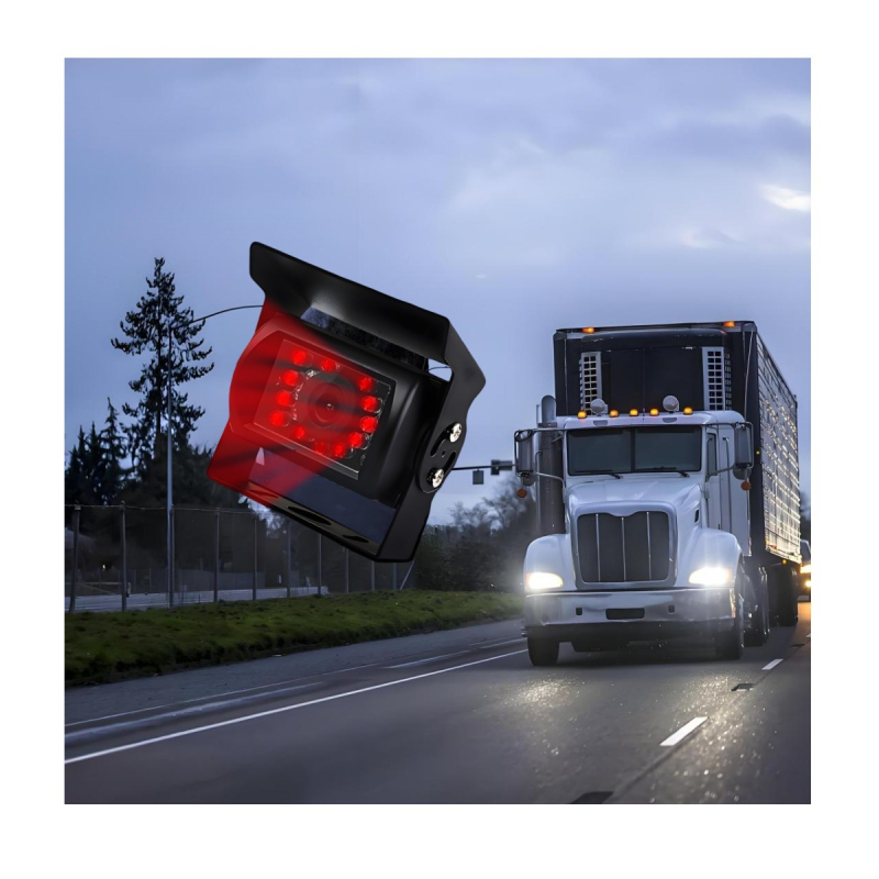 Инфрачервена камера за ремарке, водоустойчива за обратно виждане, 1920x1080, 24V, 180° регулируема, корпус от цинкова сплав