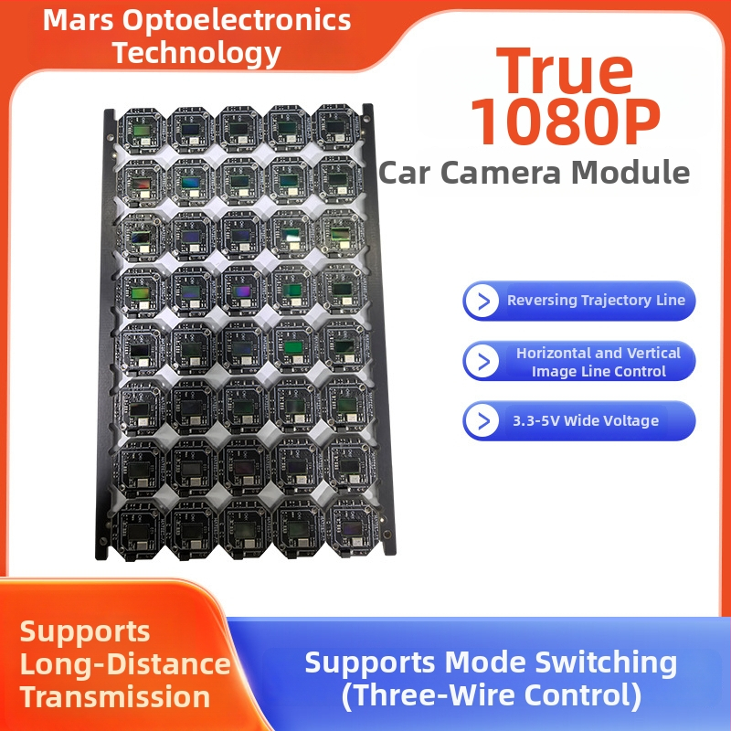 Панорамна камера за автомобилен модул, широк ъгъл, 1080p, без драйвер, 3D шумопотискане, обратно виждане, модел HA7283, за автомобили и автобуси
