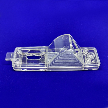 Suport/Carcasă pentru camera de mers înapoi, dreapta, pentru Toyota Highlander 2009-2013, montaj fără găuri, 12V, NTSC, 1280x1024, unghi 180°, model 0837