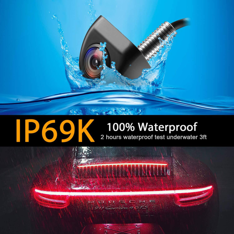 Univerzalna auto stražnja kamera u korejskom stilu s prebacivanjem AHD720P/CVBS, noćno vidno Starlight, HD fisheye objektiv