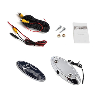 Universális Ford F-Series hátsó kamerához a logóhoz, 1080p, 170° látószög, 12V, CVBS, tükrözött kép