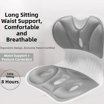 Ергономична лумбална подпора за седалка – PP материал, минималистичен стил, за офис, есен 2025