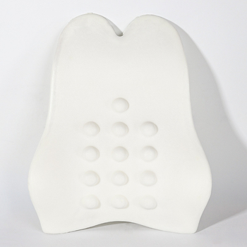 Лумбална опора за автомобил и офис стол — паметна пяна, калъф от полиестер, едноцветен модел, модерен минималистичен стил, персонализирана изработка