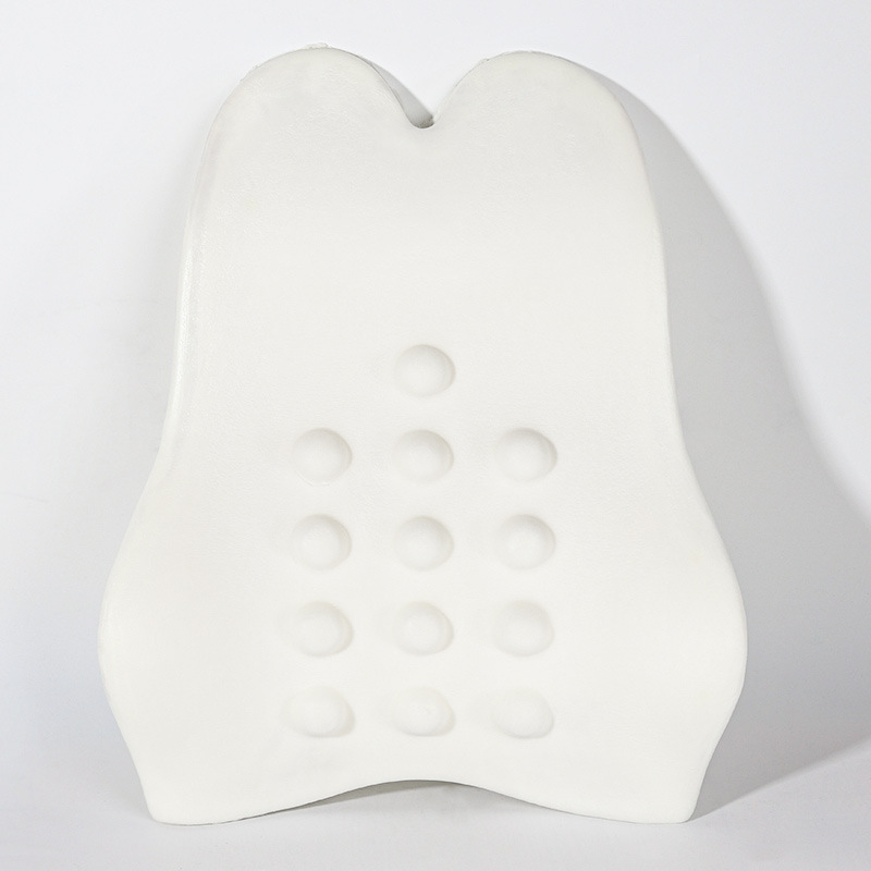 Лумбална опора за автомобил и офис стол — паметна пяна, калъф от полиестер, едноцветен модел, модерен минималистичен стил, персонализирана изработка