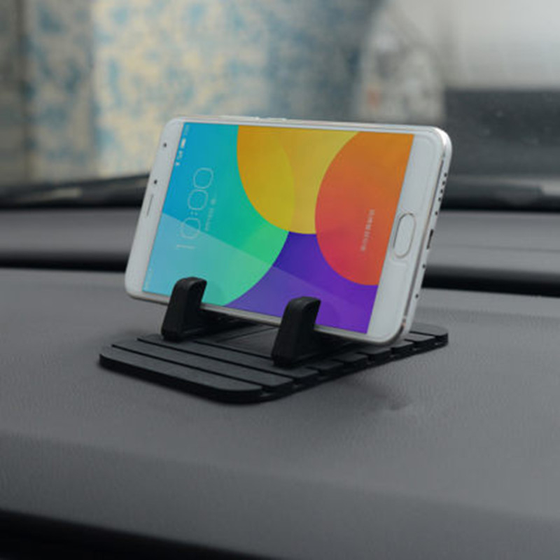 Automobilski silikonski držač za telefon s protukliznom podlogom na instrument ploči i osnovom za stalk