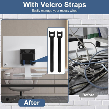 VESA montážny držiak pre mini PC/thin client, nastaviteľný, kovová konštrukcia, 500 g, stolný dizajn