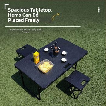 Tesla Model Y stražnji prtljažnik – prijenosni sklopivi stol, plastični materijal, ugradnja klikom