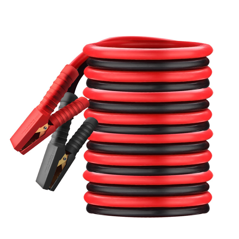 Auto ārkārtas iedarbināšanas vads ar vara pārklātu alumīniju, aligatora klipsi, garums 2–5 m vai pēc pasūtījuma