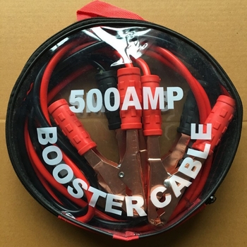 Kabel za bateriju automobila s krokodilskim kliještima, 500A, čisti bakreni vodič, PVC izolacija