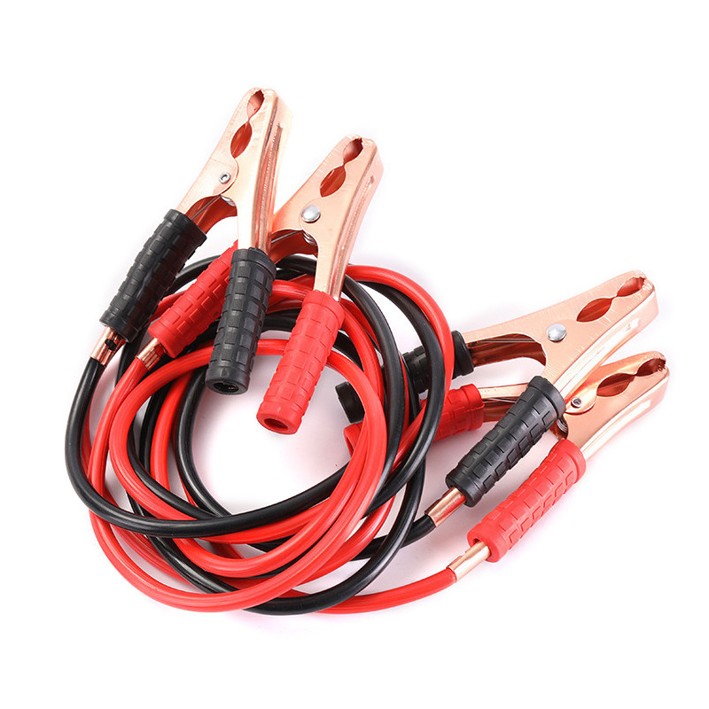 Kabel za bateriju automobila s krokodilskim kliještima, 500A, čisti bakreni vodič, PVC izolacija