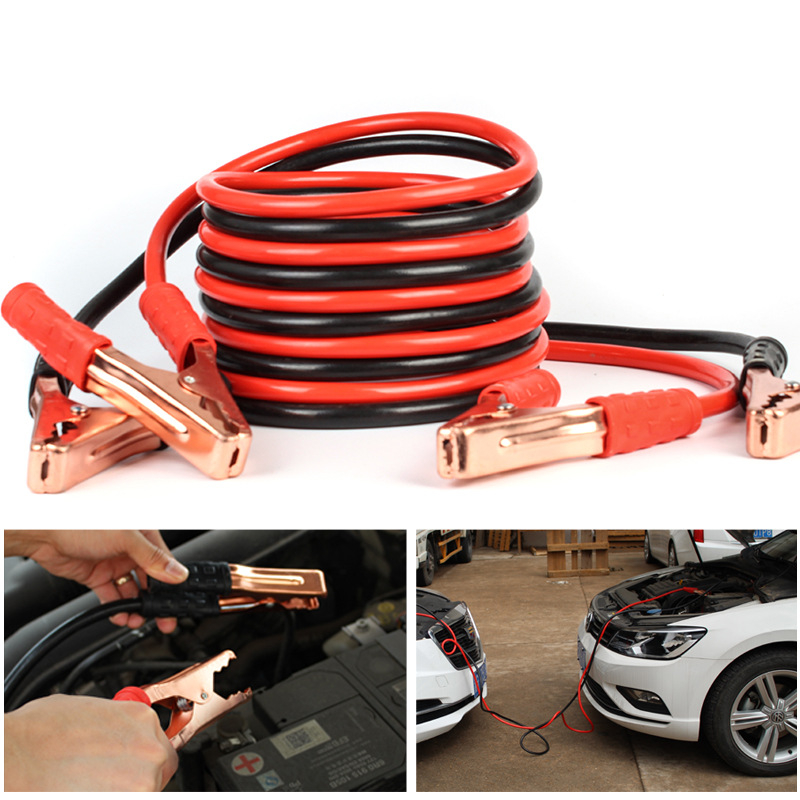 Autobaterijas klemme, 600A, 4 m, ārkārtas iedarbināšanas kabelis