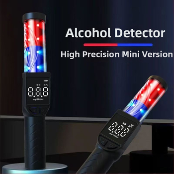 Prijenosni tester alkohola izdahom, za kućnu upotrebu, visoka preciznost, model 2025