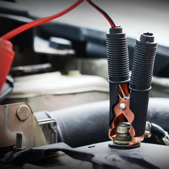 Cablu de conectare a bateriei auto cu cleme croco, lungime 1 m, pentru pornire de urgență