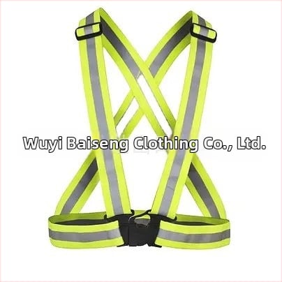 Vesta reflectorizantă pentru alergare, cu închidere snap și reglabilă cu inel D