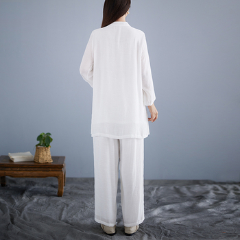 Памучен зен халат за медитация – комплект, 95%+ памук, висока температурна обработка, есен 2025