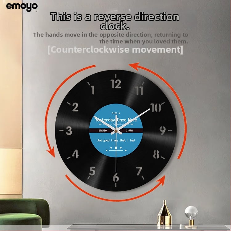 emoyo E-CY-108 ρολόι τοίχου, αντίκες, μονόπλευρο, μηχανισμός Quartz, τροφοδοσία με μπαταρία, διακοσμητικό (Μοντέλο E-CY-108; Μηχανισμός: Quartz; Τροφοδοσία: Μπαταρία; Στυλ: Αντικό; Σχήμα: Κυκλικό)