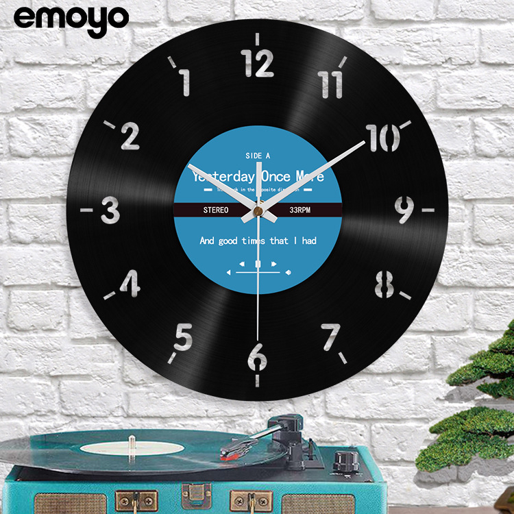 emoyo E-CY-108 ρολόι τοίχου, αντίκες, μονόπλευρο, μηχανισμός Quartz, τροφοδοσία με μπαταρία, διακοσμητικό (Μοντέλο E-CY-108; Μηχανισμός: Quartz; Τροφοδοσία: Μπαταρία; Στυλ: Αντικό; Σχήμα: Κυκλικό)