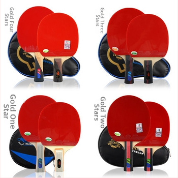 Rachetă tenis de masă 729 Friendship, 5 straturi din lemn, lamă de plop, cauciuc cu adeziv invers, priză orizontală, single