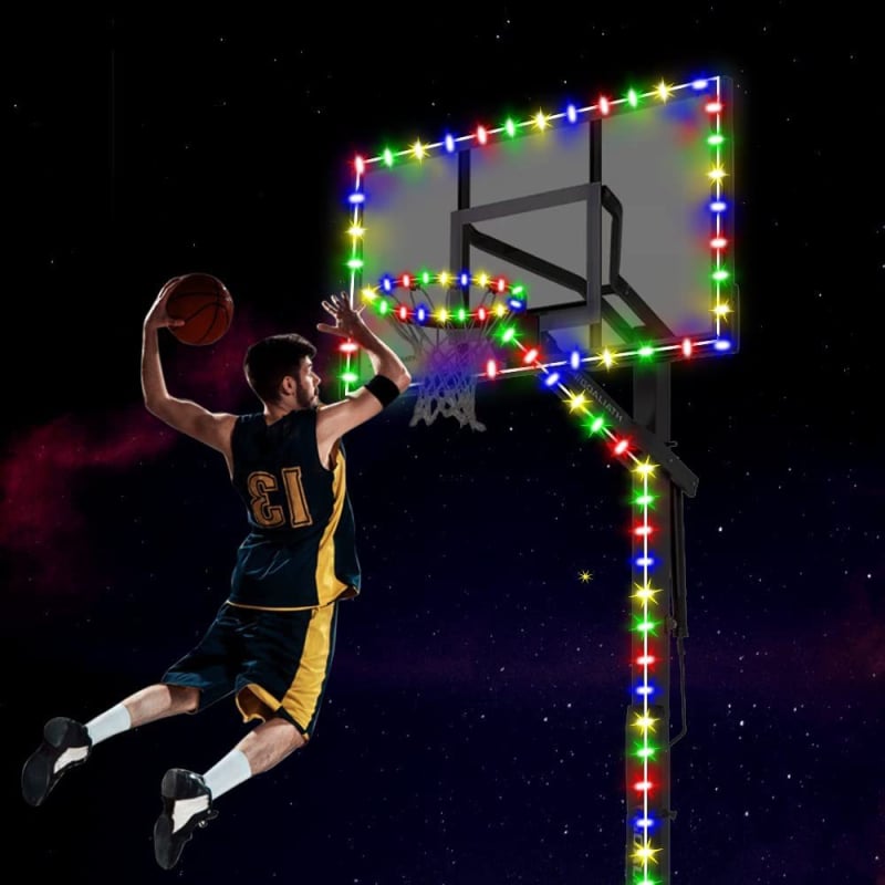 Φως μπασκέτας με πίνακα, εξωτερικός φωτισμός, τηλεχειριστήριο