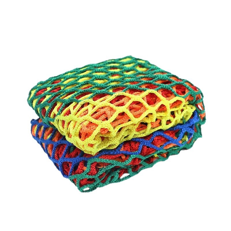 Kötés nélküli poliesters háló játszótéri izolációhoz – védőháló erkély-korlátnak, munkahelyi kerítés, esés elleni védelem, jogosult magánmárka