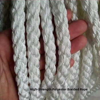 Általános biztonsági háló, kézzel szőtt poliészter védőháló zuhanás elleni védelemhez lépcsőkhöz és erkélyekhez, alkalmas biztonsági kerítéshez és szállításhoz