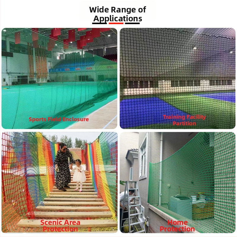 Bez mezglu siena stadionu un treniņu zālēm — izolācijas un pretuzkāpšanas aizsardzības tīkls