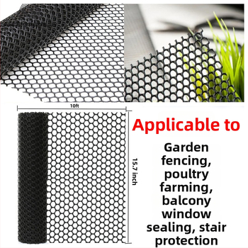 Műanyag erkélyvédő háló – lopás elleni, zuhanás elleni védelem, tenyésztésre
