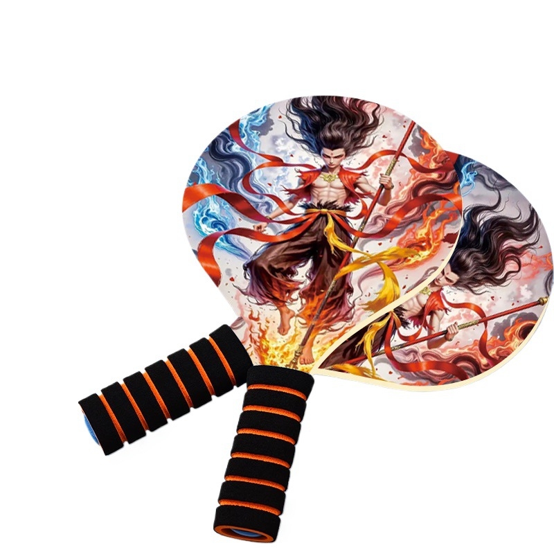 Set reketa za badminton s lopticama – Materijal: svila cvijeta, Težina: Drugo, Marke: Drugo
