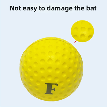 Бейзболна топка за тренировка, PU пяна, вътрешна топка за тренировки със печатано лого