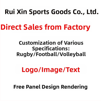 Regbio kamuolys — PU/PVC medžiaga, siuvama mašina, šviesą atspindinti paviršius, pritaikytas logotipas