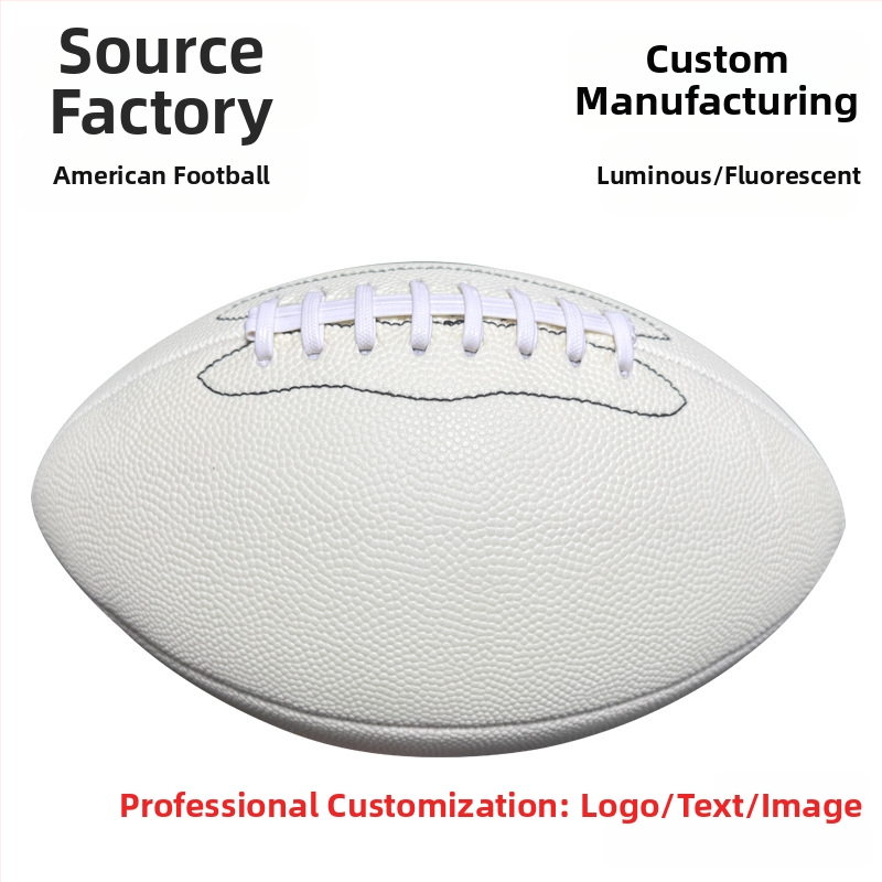 Regbio kamuolys — PU/PVC medžiaga, siuvama mašina, šviesą atspindinti paviršius, pritaikytas logotipas