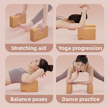 Μπλοκ γιόγκα – Cork, Υψηλής Πυκνότητας, για χορευτική εξάσκηση, μη προσαρμοζόμενο