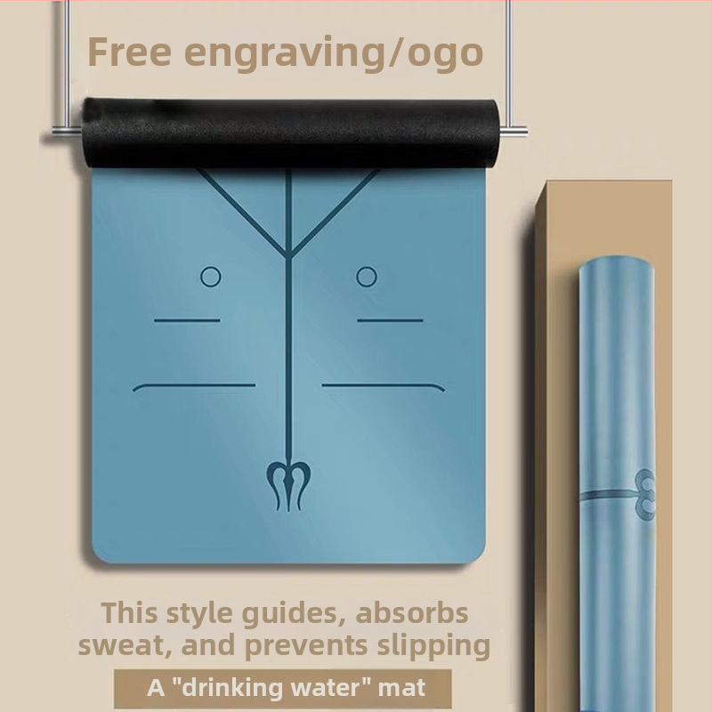 Μάτ γιόγκα - PU υλικό, 4 mm πάχος, βάρος 2,8 kg, αντιολισθητικό, απορροφά τον ιδρώτα και διαπνέει