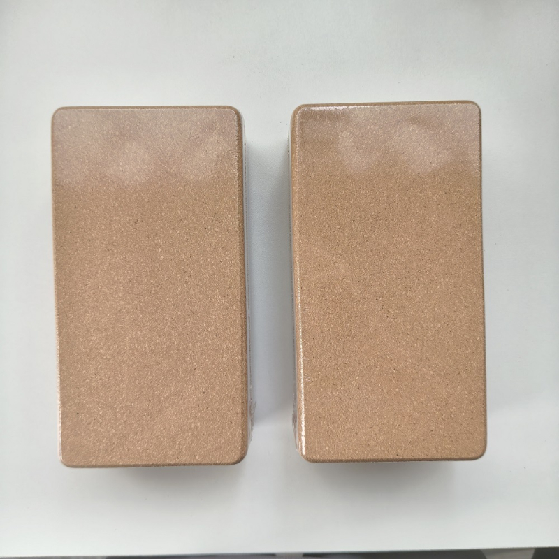 Κορκ μπλοκ γιόγκα – Υψηλής Πυκνότητας φελλός, για γιόγκα, διατάσεις και χορευτική πρακτική, βάρος 580 g