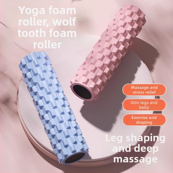 Ciets putu rulis muskuļu relaksācijai, joga, kāju masāža