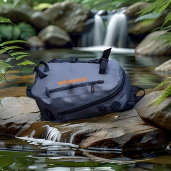 Τσάντα Ψαρέματος Ποταμού από TPU, Αδιάβροχη, Αποθήκευση Δολωμάτων και Γραμμής, Θήκες για Ράβδο και Μηχανισμών