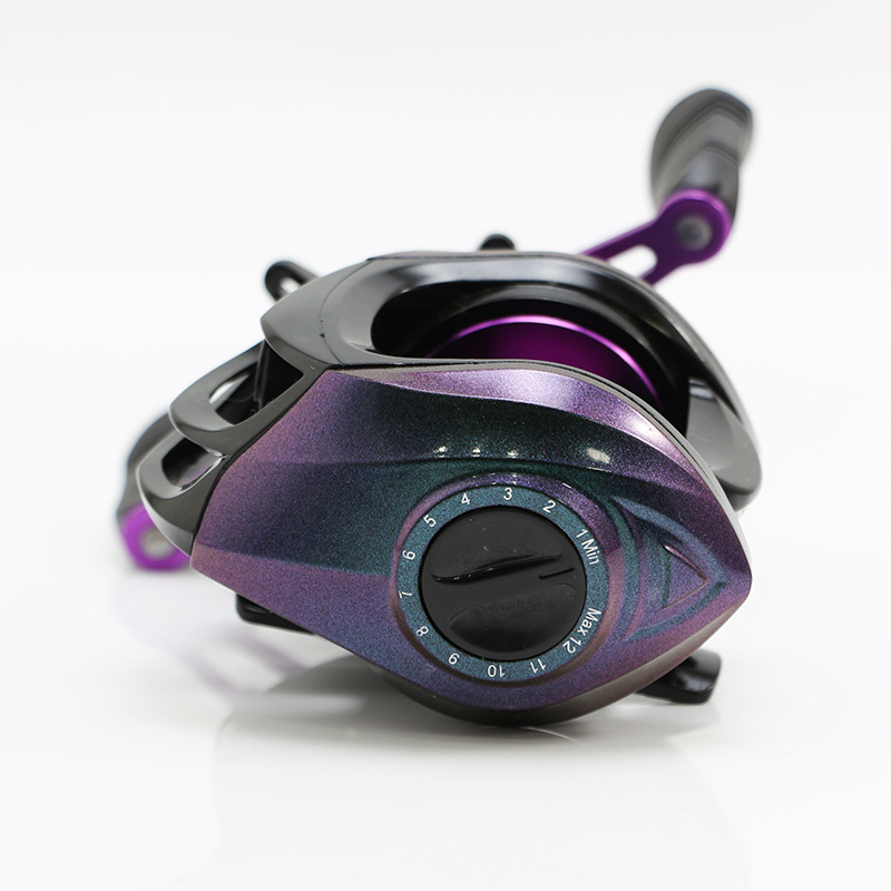 Hongmeiren drum fishing reel με μεταλλικό σώμα, κατάλληλο για αλιεία με τεχνητά δολώματα