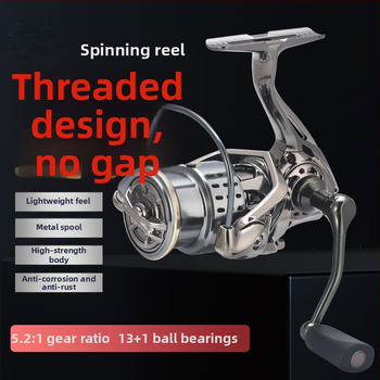 Περιστροφική μηχανή ψαρέματος, μάρκα Lizard/Komard, μακρινή ρίψη, συμπαγής μικρός ρολός, συσκευασία 50 τεμάχια