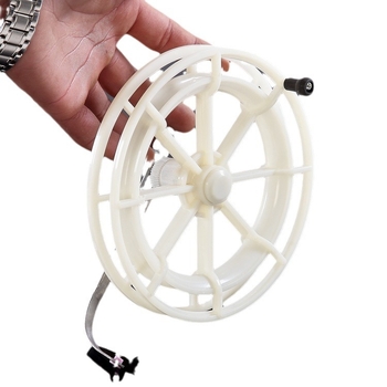 Bagua τροχός χειρός με δίσκο, πλαστική κατασκευή, διπλά ρουλεία, εξάρτημα για μηχανισμό ψαρέματος