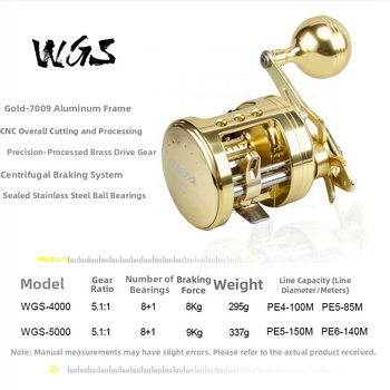 OBSESSION ριλ για βαριές συνθήκες αλιείας με σκάφος GS4000/GS5000 για θαλάσσιο ψάρεμα