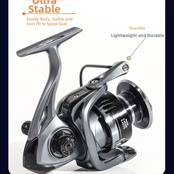 Jianing περιστροφική μηχανή ψαρέματος, κατασκευή από μέταλλο και νάιλον-πλαστικό, κατηγορία: μηχανή ψαρέματος