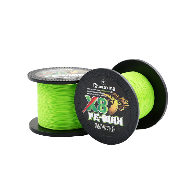 Boat Eagle 8-struk ojačana PE glavna linija za lov s mamcima, glatka, otporna na abraziju, dugi domet bacanja