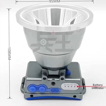 LED fejlámpa töltéssel – King of Soldiers (LED; Töltés; King of Soldiers)
