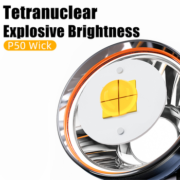 Tölthető, vízálló halászati fejlámpa kültéri kempingezéshez – LED 25W, 6000mAh akkumulátor, töltés, hatótávolság 200–500 m