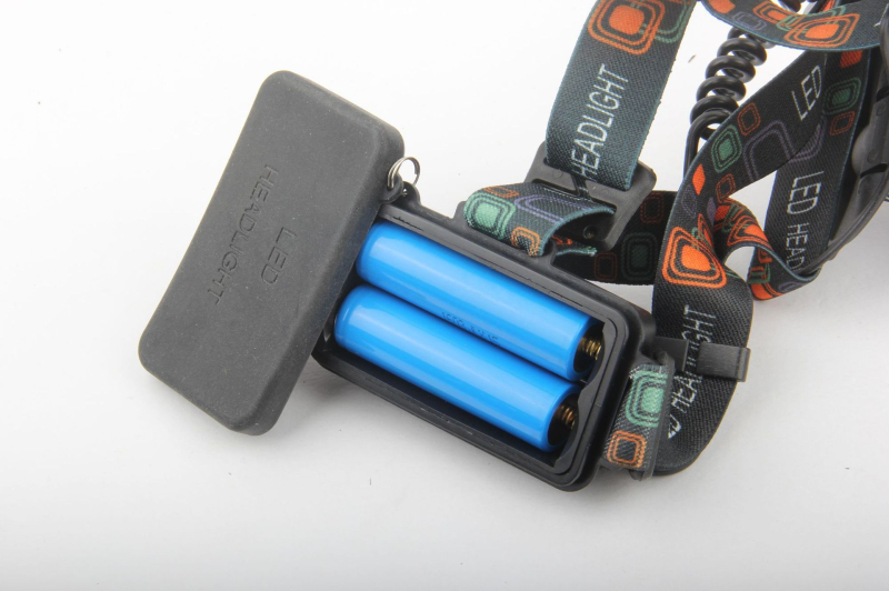 Fejlámpa 3-LED-del, T6 fókusz, USB töltés, 10W, 1800mAh, hatótáv 200–500 m